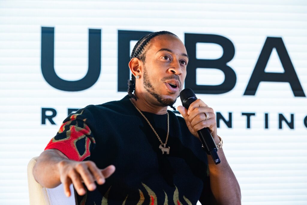 How does Ludacris choose which brands to work with? 