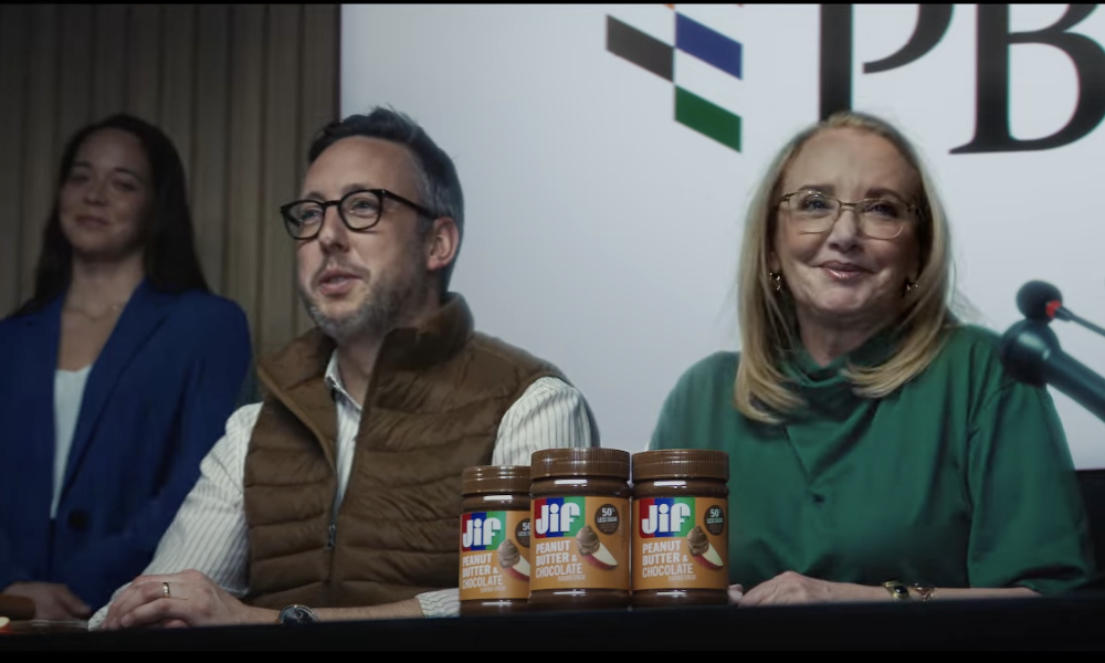 Jif taps Succession stars for peanut butter chocolate merger