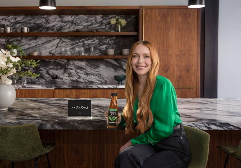 Pure Leaf taps Lindsay Lohan to encourage breaks at work